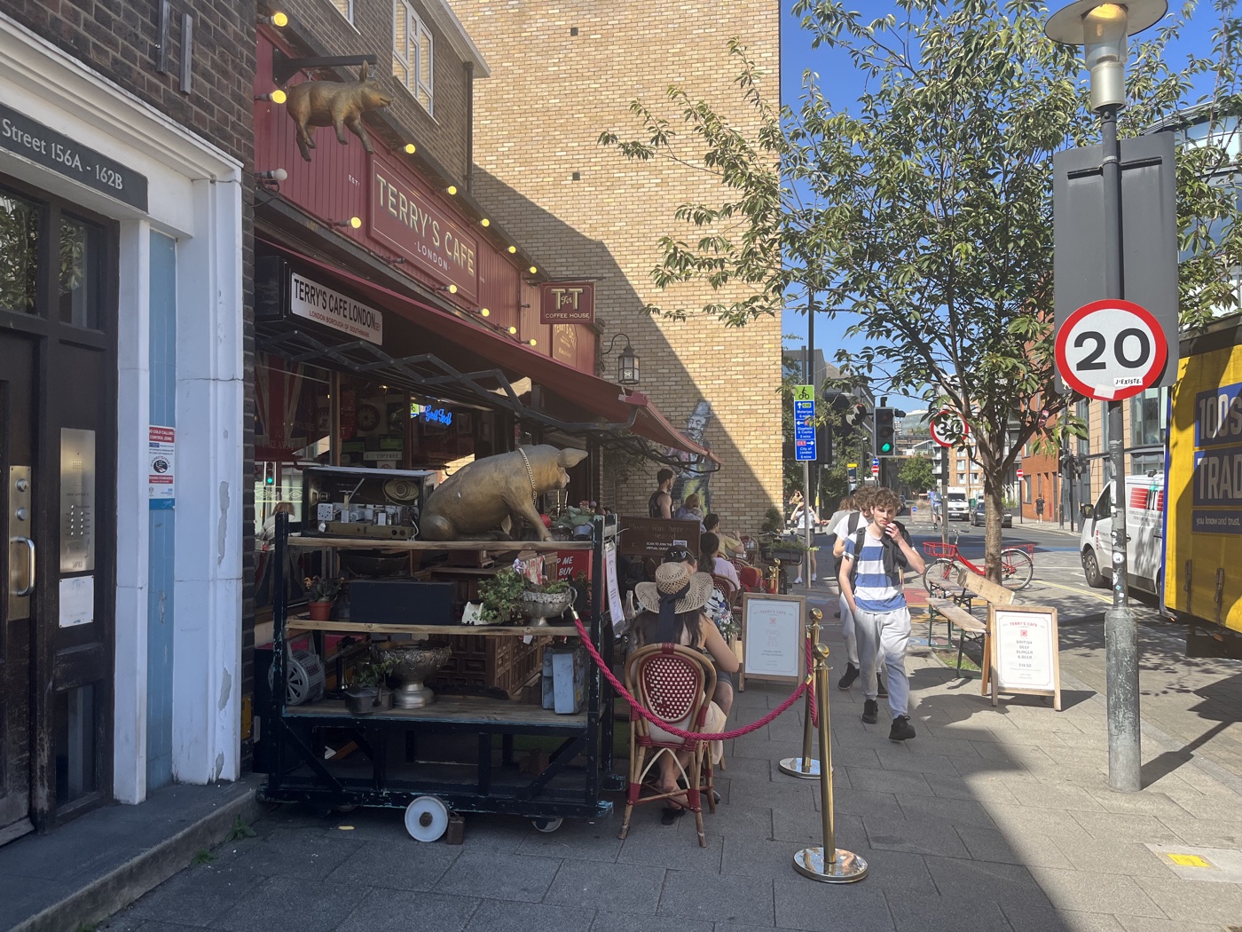 Terry's Café, directly opposite 93 Great Suffolk Street